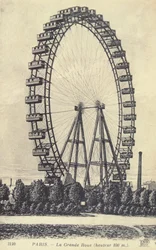 Das große Rad auf der Pariser Weltausstellung, 1900